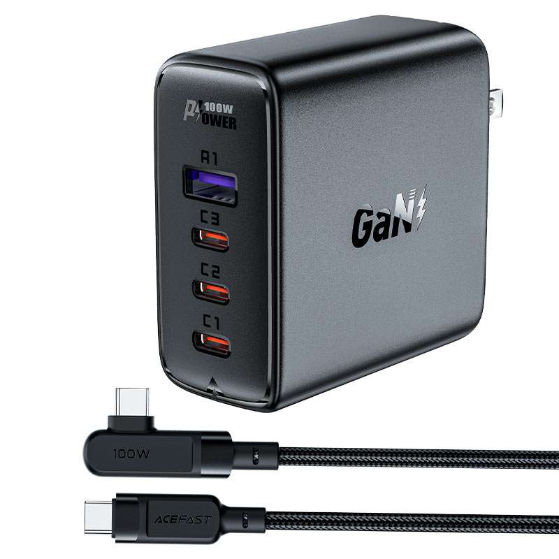 Acefast A39 PD100W GaN Charger (3xUSB-C + USB-A) US