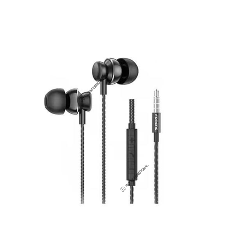 FONENG T67 In-Ear Metal Wired 3.5mm Earphone with Mic