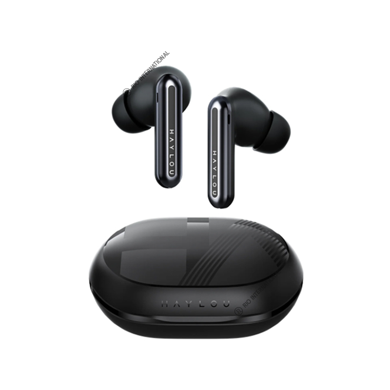Haylou Mori Pro 43dB ANC With Ultra-low latency TWS with BT5.4- Black