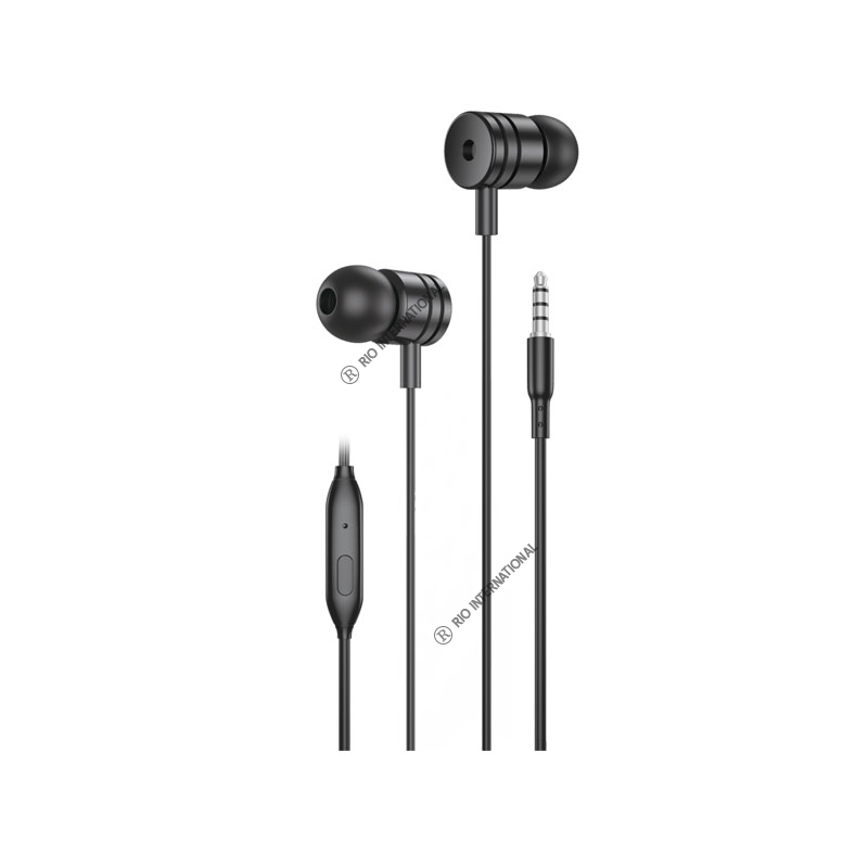 FONENG EP200 In-Ear 3.5mm Wired Earphone- Black