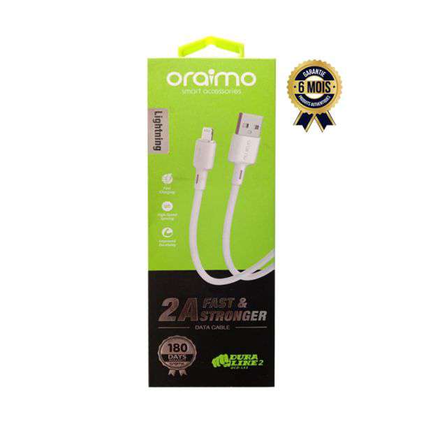 Oraimo FastLine 2.4A Fast USB to Lightning Cable 1M OCD-L53
