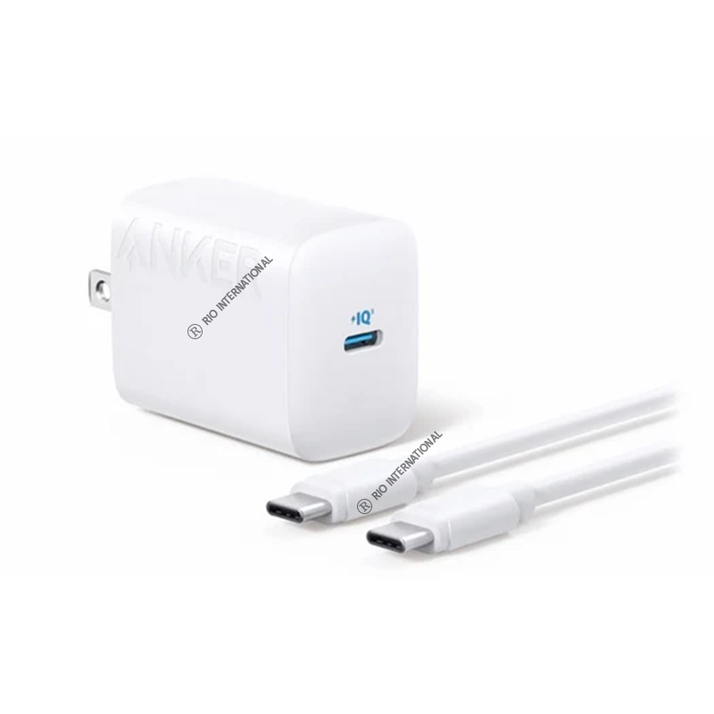 Anker 312 Charger (30W) with 5 ft USB-C to USB-C Cable