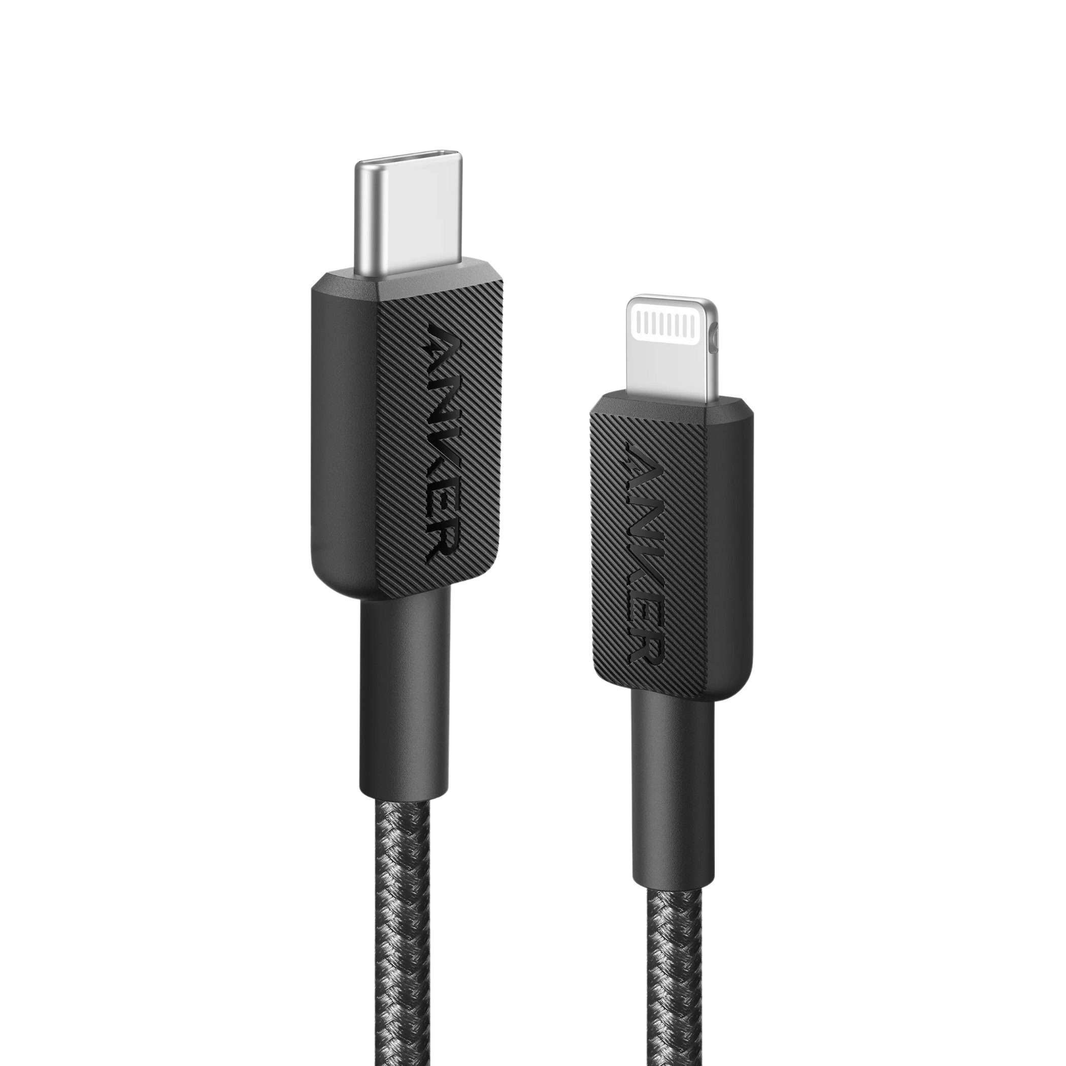 Anker 322 USB-C to Lightning Cable (3ft Braided)