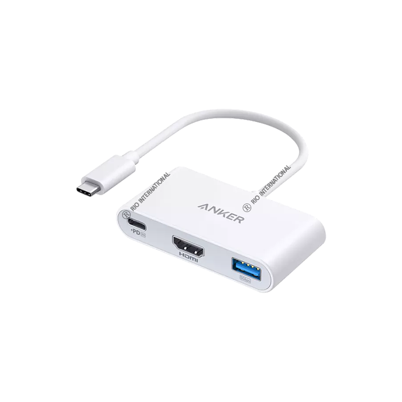Anker PowerExpand 3-in-1 USB-C PD Hub - White