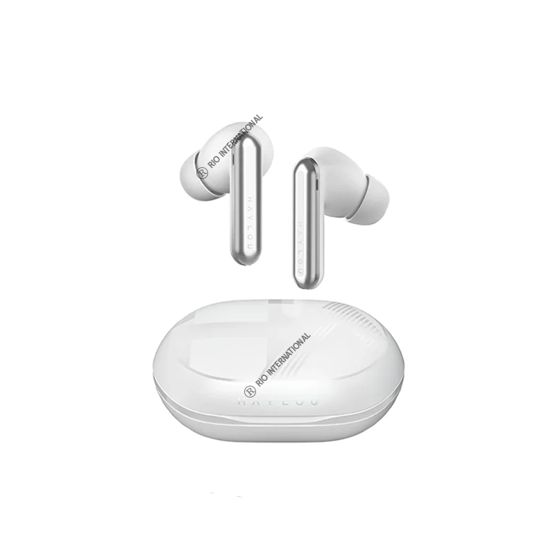 Haylou Mori Pro 43dB ANC With Ultra-low latency TWS with BT5.4- White