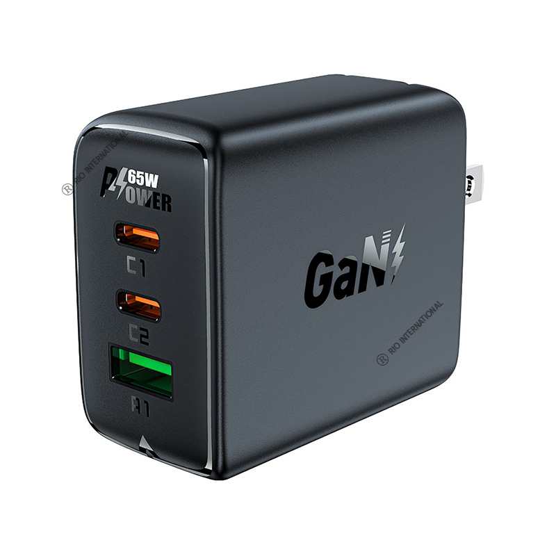 Acefast A43 PD65W GaN (2xUSB-C + USB-A) US