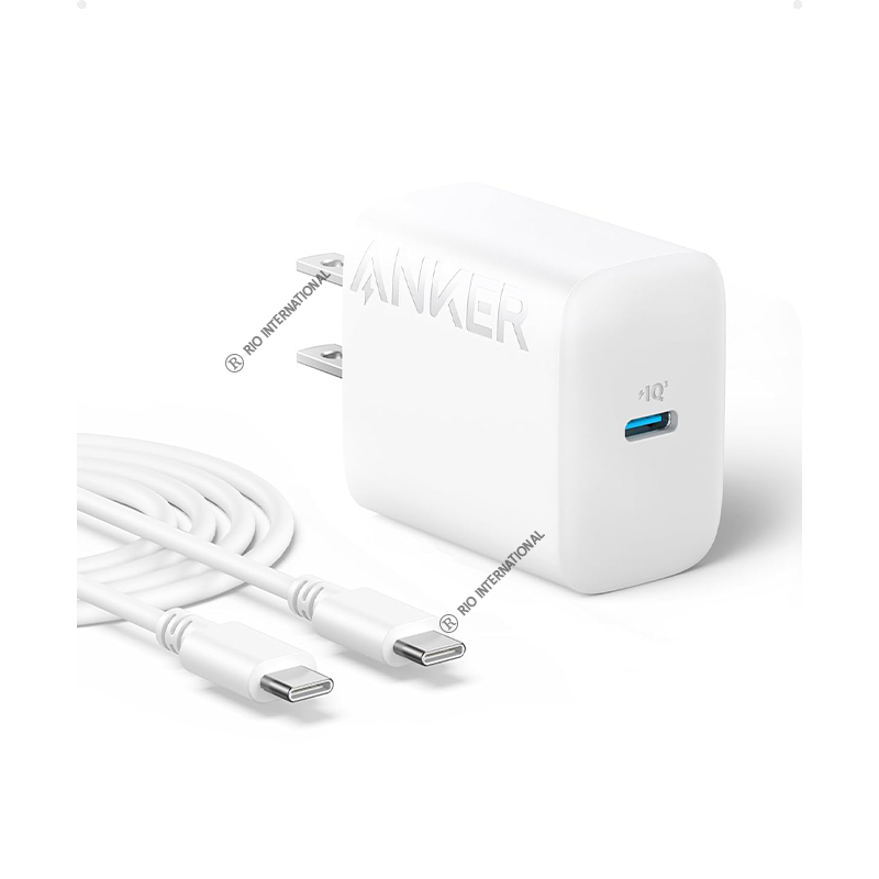 Anker 20W USB C Fast Wall Charger with Type C to C Cable- White