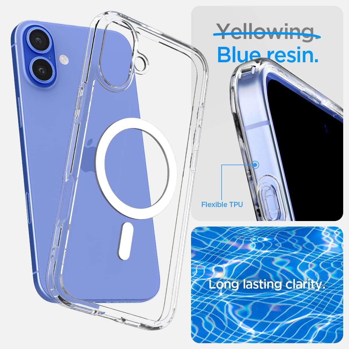 Spigen Crystal Hybrid MagFit Case for iPhone 16