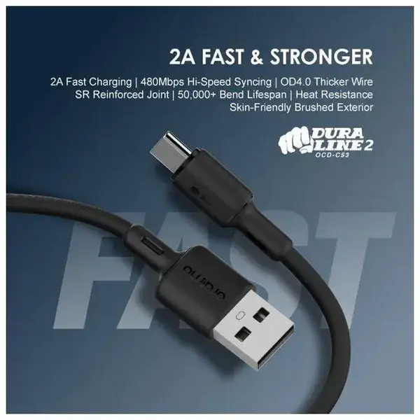Oraimo Duraline 2 Type-C 1M 2A Cable OCD-C53